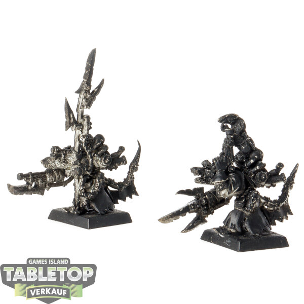 Skaven - 2 x Warlock Engineers klassisch - grundiert