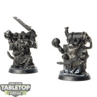 Skaven -  2 Poison Wind Globadiers / Skryre Acolytes...