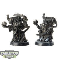 Skaven -  2 Poison Wind Globadiers / Skryre Acolytes...