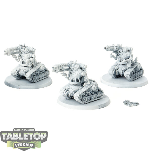 Adeptus Mechanicus - 3 Kataphron Destroyers - grundiert