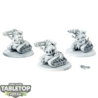 Adeptus Mechanicus - 3 Kataphron Destroyers - grundiert