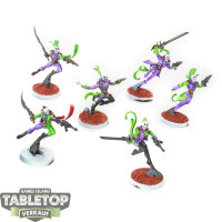 Harlequins - 6x Troupe - teilweise bemalt