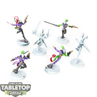 Harlequins - 6x Troupe - teilweise bemalt