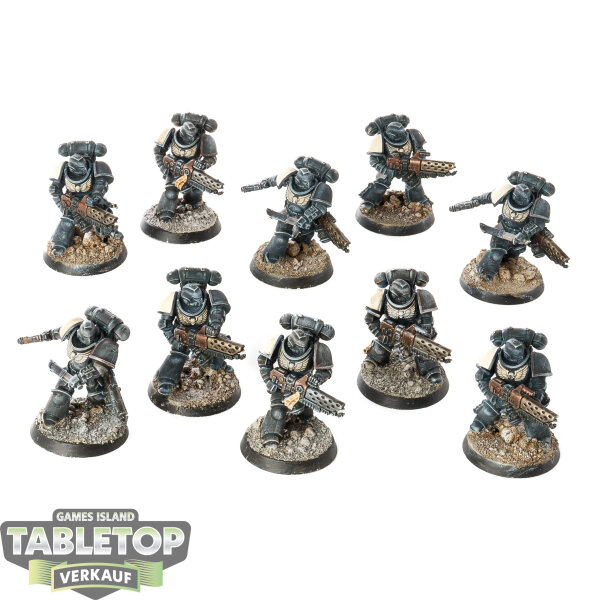 Space Marines - 10x Infernus Squad - teilweise bemalt
