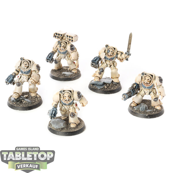 Space Marines - 5x Terminator Squad - teilweise bemalt