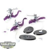 Idoneth Deepkin - 3x Akhelian Morrsarr Guard - teilweise...