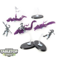 Idoneth Deepkin - 3x Akhelian Morrsarr Guard - teilweise...