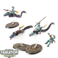 Idoneth Deepkin - 3x Akhelian Morrsarr Guard - teilweise...