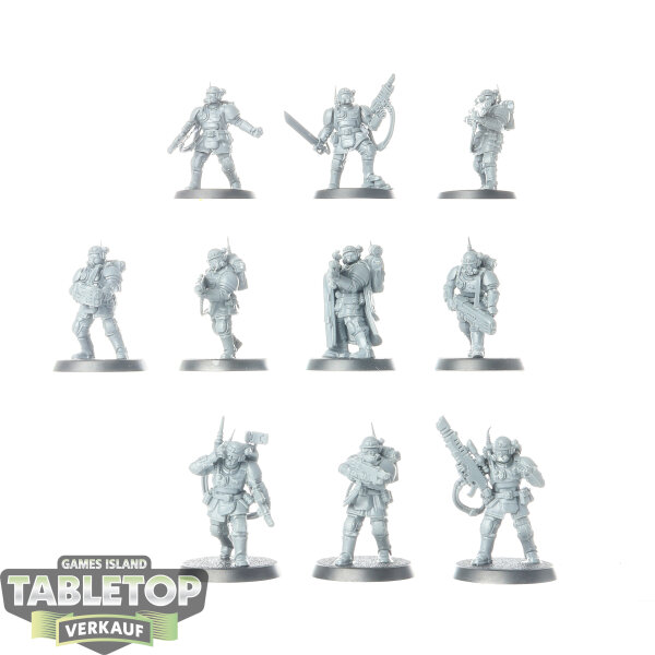 Astra Militarum - 10x Kasrkin - unbemalt