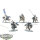 Slaves to Darkness - 5x Chaos Knights - teilweise bemalt