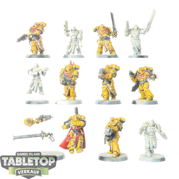 Black Templars - 10x Primaris Crusader Squad - teilweise bemalt