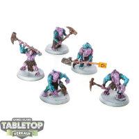 Genestealer Cults - 5x Aberrants - teilweise bemalt