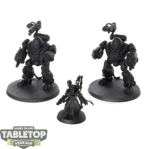 Adeptus Mechanicus - 2x Kastelan Robots - grundiert