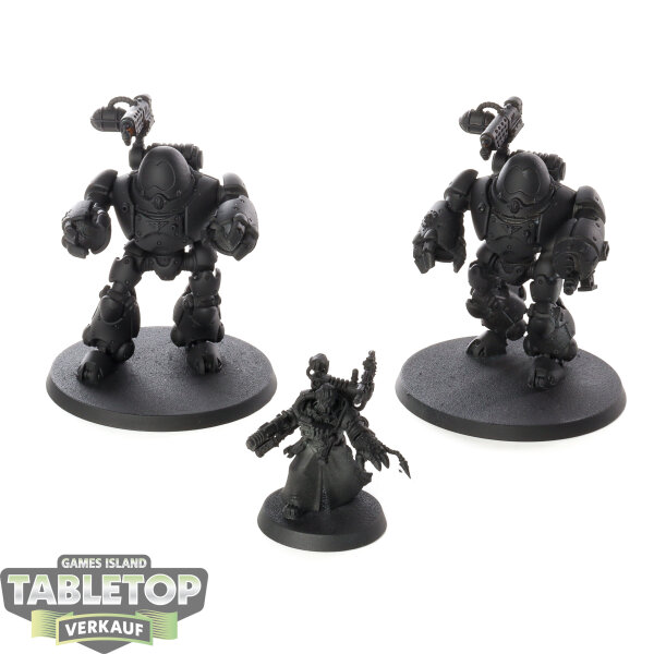 Adeptus Mechanicus - 2x Kastelan Robots - grundiert