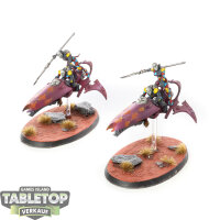 Aeldari - 2x Skyweavers - bemalt