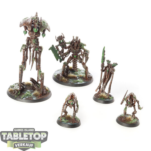 Necrons - 5x Necrons Royal Court - bemalt