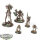 Necrons - 5x Necrons Royal Court - bemalt