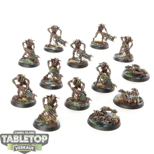 Necrons - 10x Necron Warriors - bemalt