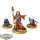Genestealer Cults - 3x Magus and 2 Familiars - bemalt