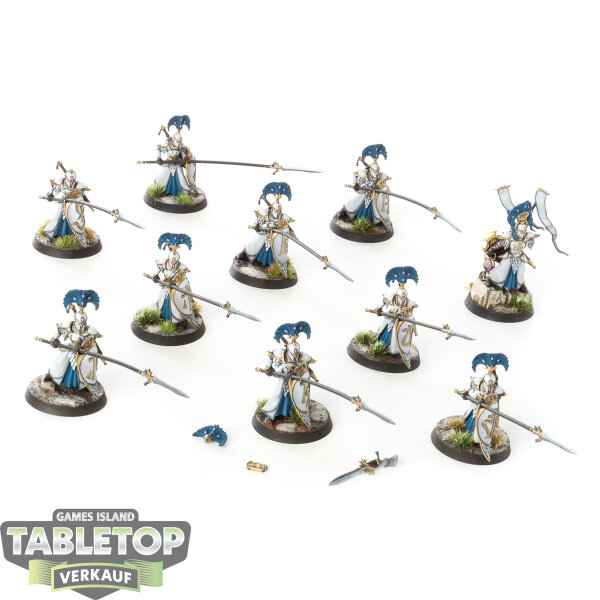 Lumineth Realm Lords - 10x Vanari Auralan Wardens - bemalt