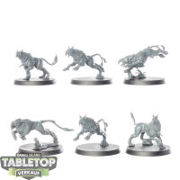 Stormcast Eternals - 6x Gryph-hounds - unbemalt