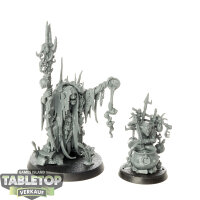 Orruk Warclans - Swampcalla Shaman with Pot-grot - unbemalt