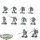 Orruk Warclans - 10x Gutrippaz - unbemalt