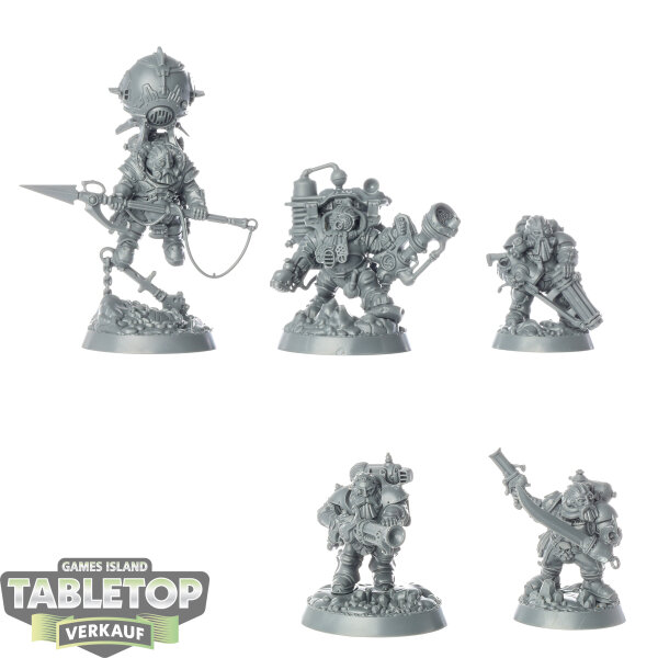 Kharadron Overlords - 5x Thundriks Profiteers - unbemalt