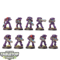 Space Marines - 10x Hellblaster Squad - bemalt
