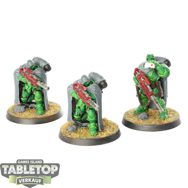 Space Marines - 3x Eliminators - teilweise bemalt