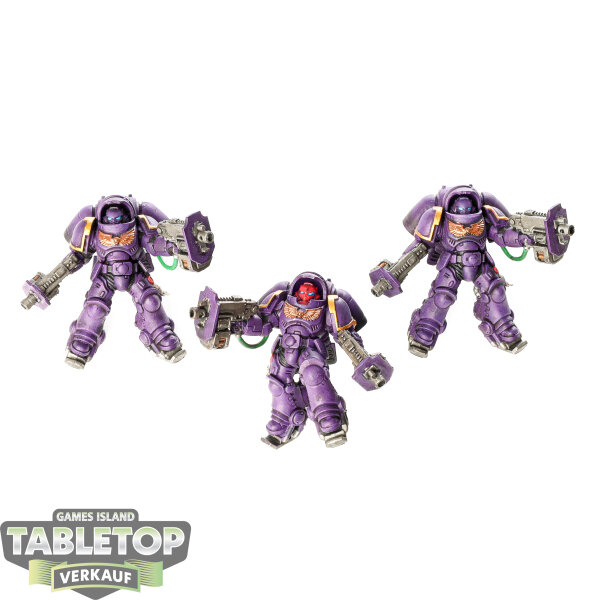 Space Marines - 3x Inceptor Squad - bemalt