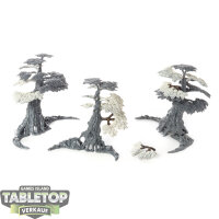 Sylvaneth - 3x Awakened Wyldwood - teilweise bemalt