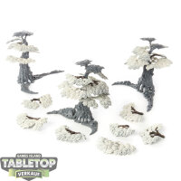 Sylvaneth - 3x Awakened Wyldwood - teilweise bemalt