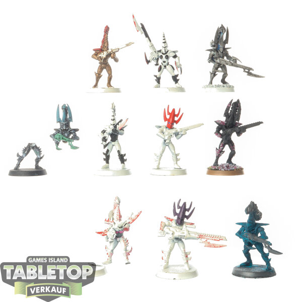 Drukhari - 10x Kabalite Warriors klassisch - teilweise bemalt