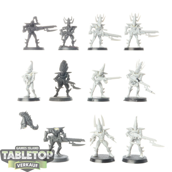 Drukhari - 11x Kabalite Warriors klassisch - teilweise bemalt