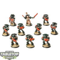 Dark Angels - 10 Tactical Squad klassisch - bemalt