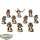 Dark Angels - 10 Tactical Squad klassisch - bemalt