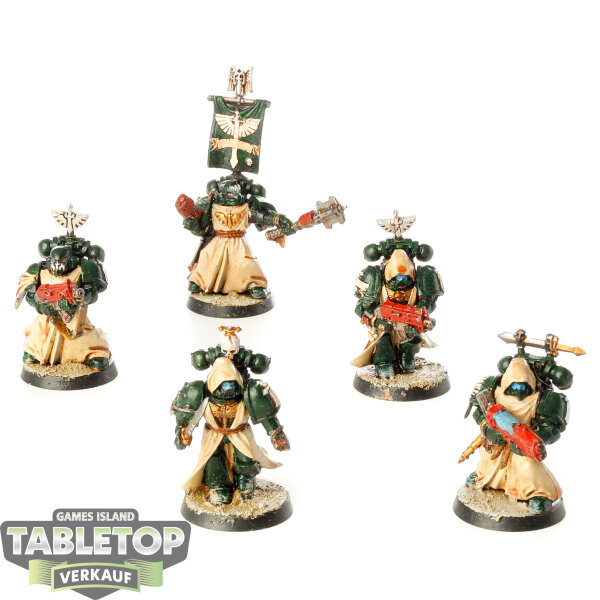 Dark Angels - 5 Company Veterans klassisch - bemalt