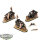 Dark Angels - 3x Ravenwing Black Knights - bemalt