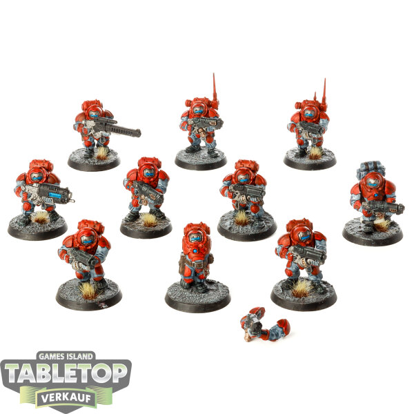 Leagues of Votann - 10 Hearthkyn Warriors - bemalt