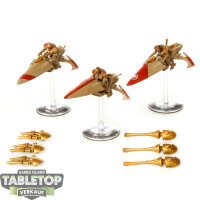 Aeldari - 3 Windriders - bemalt