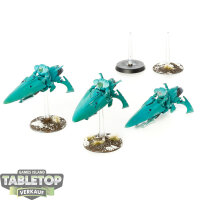 Aeldari - 3 Windriders - teilweise bemalt