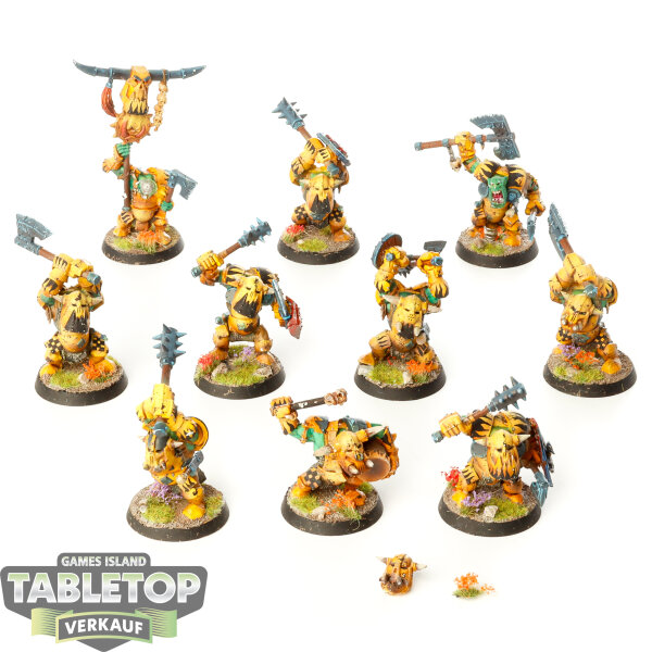 Orruk Warclans - 10 Ardboyz - bemalt