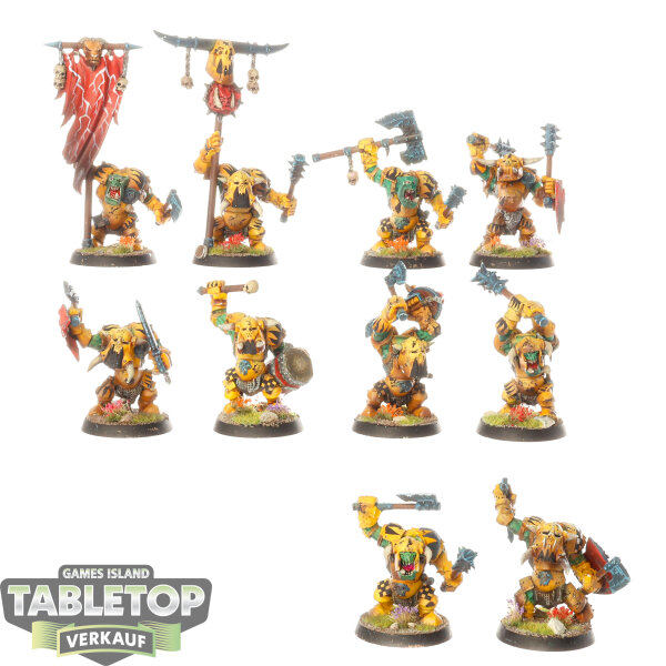 Orruk Warclans - 10 Ardboyz - bemalt