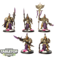 Adeptus Custodes - 5 Custodian Wardens - bemalt