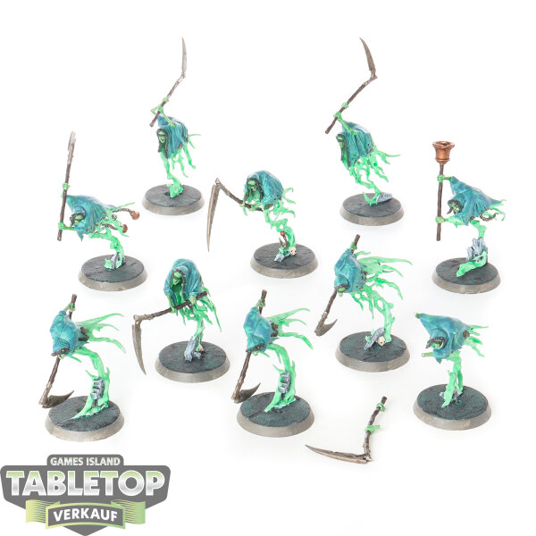 Nighthaunt - 10x Grimghast Reapers - bemalt