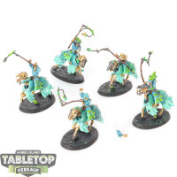 Nighthaunt - 5x Hexwraiths - bemalt