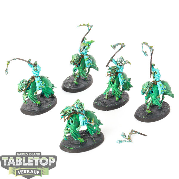 Nighthaunt - 5x Hexwraiths - bemalt