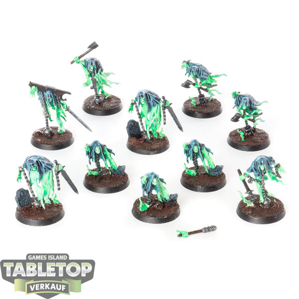 Nighthaunt - 10x Chainrasp Hordes - bemalt