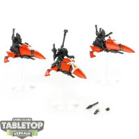 Aeldari - 3x Windriders - teilweise bemalt